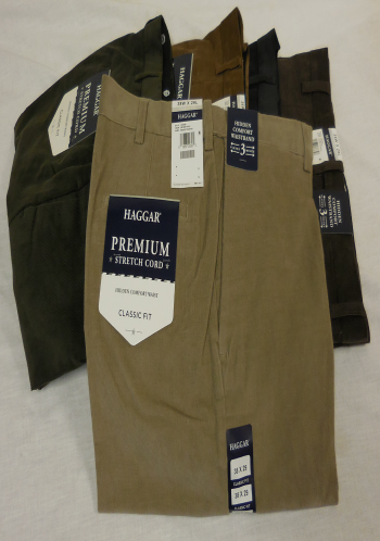 Haggar Pants Men's 38x30 Tan Classic Fit Chino Trousers MEASURES 37x29 |  eBay